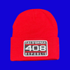 'California 408 Republic' Red, Beanie Cap