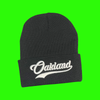 'Oakland' Black, Beanie Cap