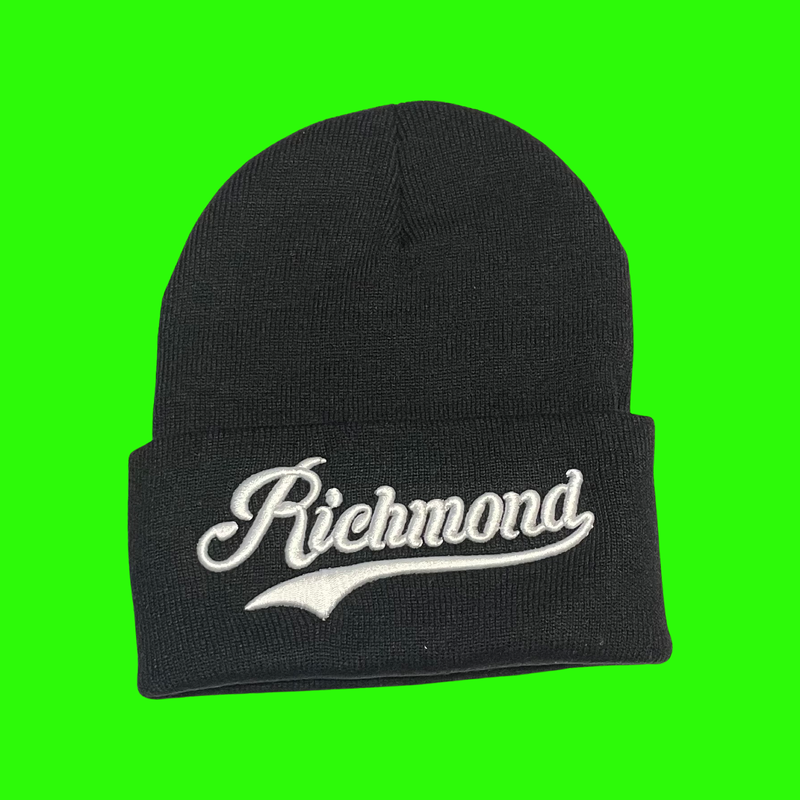 'Richmond' Black, Beanie Cap