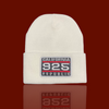 'California 925 Republic' White, Beanie Cap