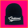 "Oakland" Cursive, Black/White Lettering