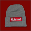 "RICHMOND" DARK GRAY, RED/WHITE EMBROIDERED